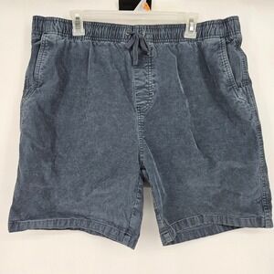 PrAna Shorts Mens XXL Canyon Camp Blue Corduroy Stretch Casual Outdoors Summer